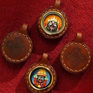Leather Thangka Pendant
