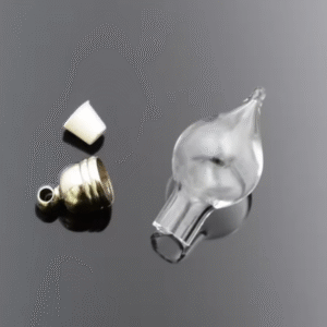 10pieces 5mm Glue Cap Glass Vial Pendant Locket Charms without metal lids for Richard Garner